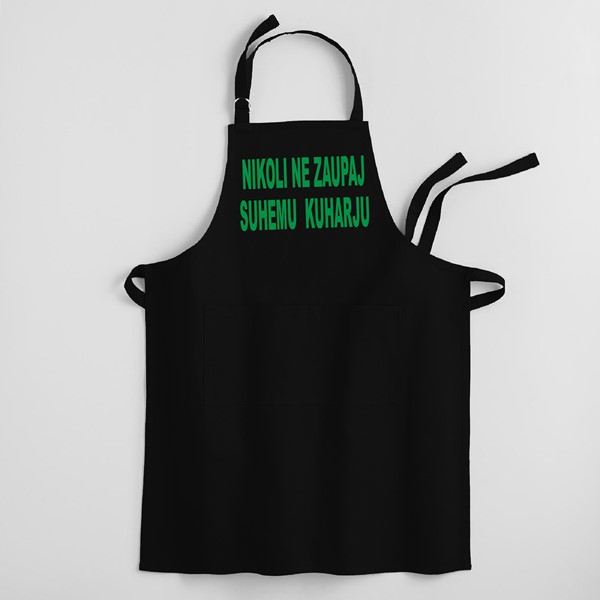 Predpasnik Nikoli ne zaupaj suhemu kuharju