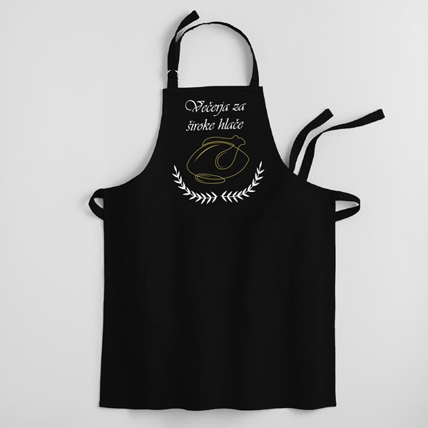 Predpasnik Večerja za široke hlače