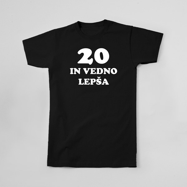 Majica 20 in vedno lepša