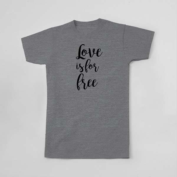 Majica Love is for free