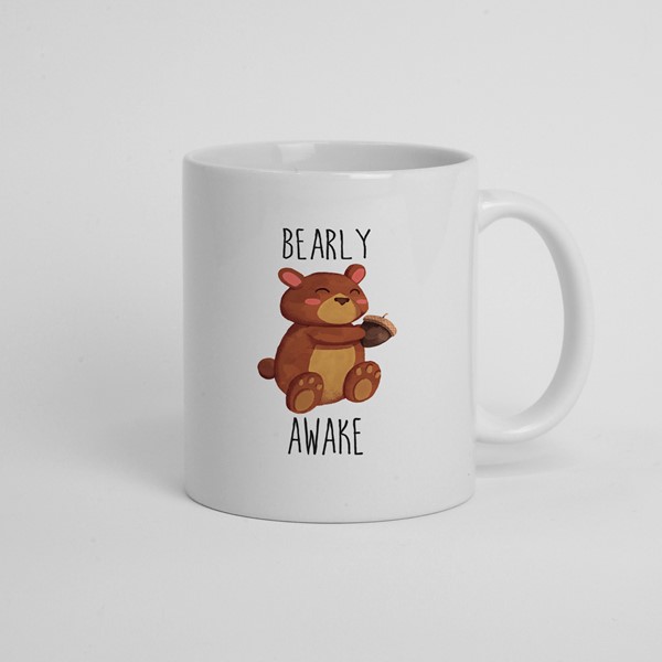 Skodelica Bearly awake