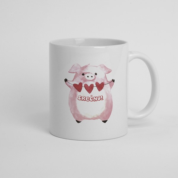 Skodelica Srečno pujs