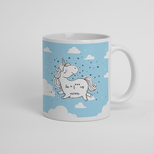 Skodelica Unicorn moder