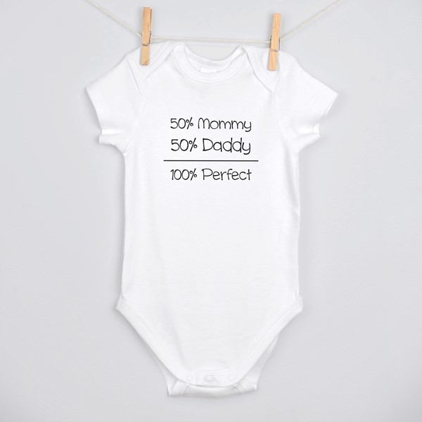 Body 50 mommy 50 daddy 100 perfect