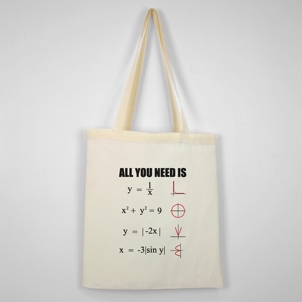 Bombažna vrečka All you need is love