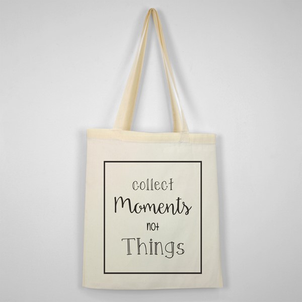 Bombažna vrečka Collect moments not things