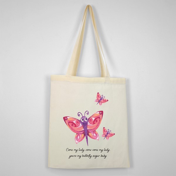 Bombažna vrečka Come my lady