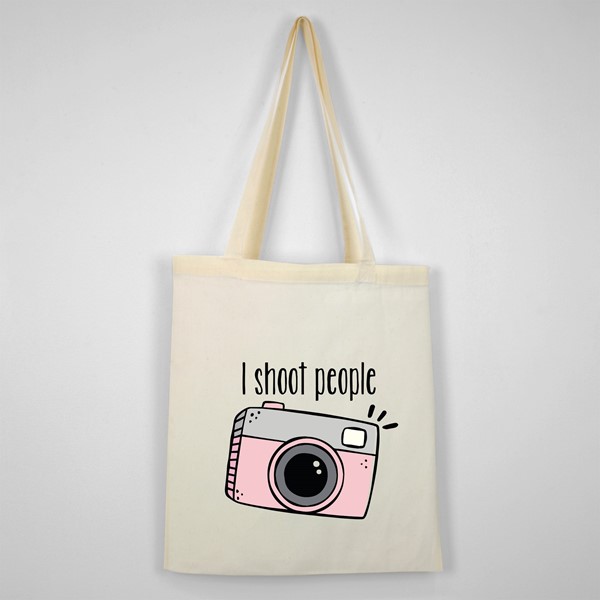 Bombažna vrečka I shoot people