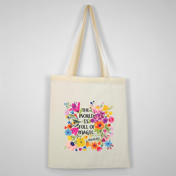 Bombažna vrečka The world if full of magic