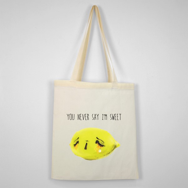 Bombažna vrečka You never say im sweet