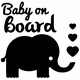 Nalepka Baby on board 01