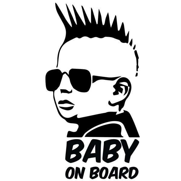 Nalepka Baby on board 02