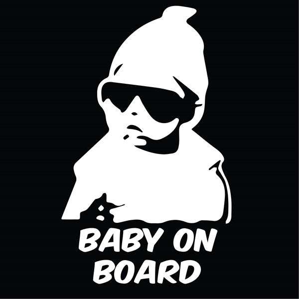 Nalepka Baby on board 04