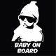 Nalepka Baby on board 04