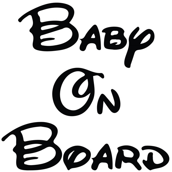 Nalepka Baby on board 05