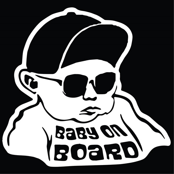 Nalepka Baby on board 06