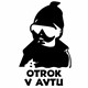 Nalepka Otrok v avtu 01