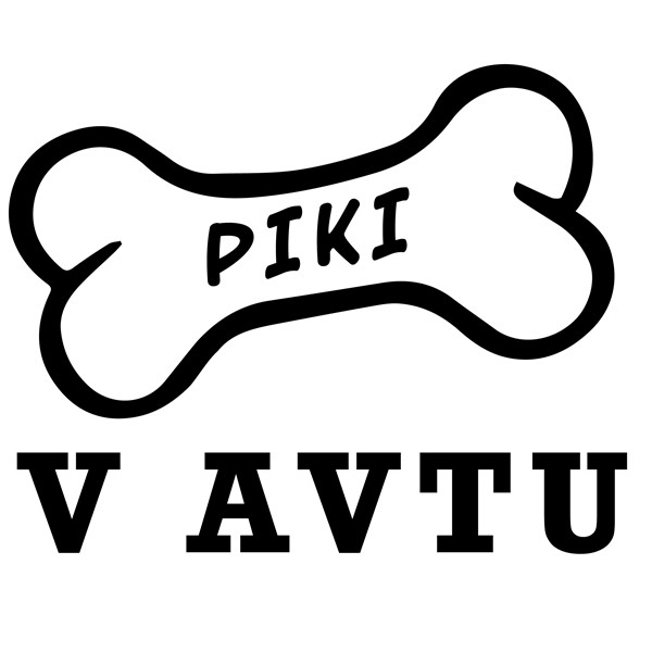 Nalepka Piki v avtu