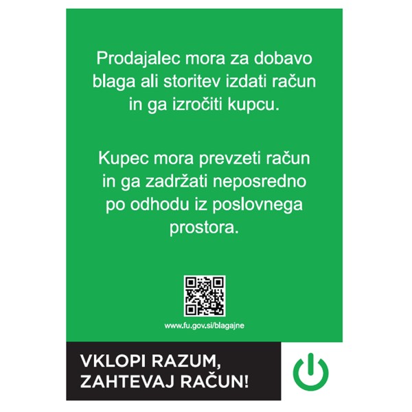 Nalepka Vklopi razum