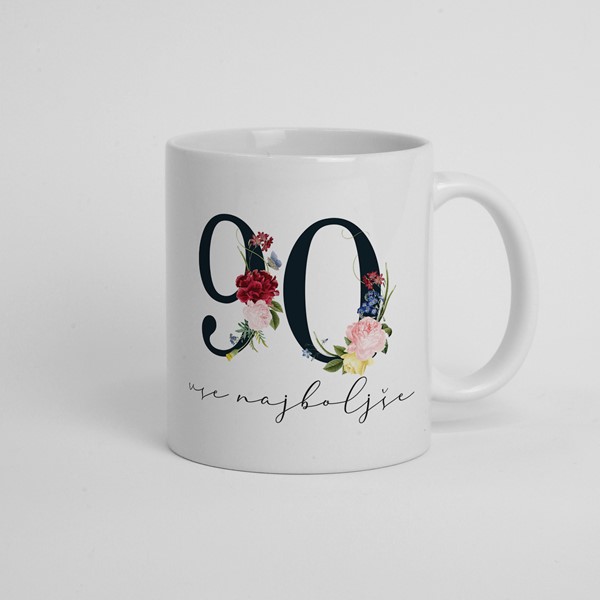 Skodelica 90 vse najboljše