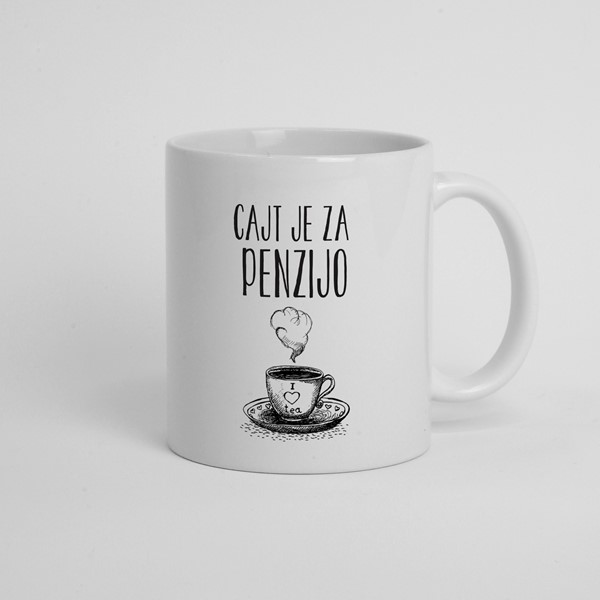 Skodelica Cajt je za penzijo