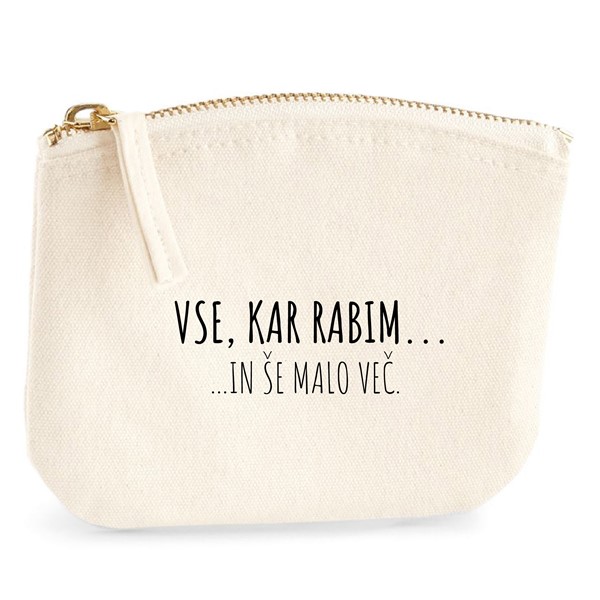 Torbica toaletka Vse kar rabim