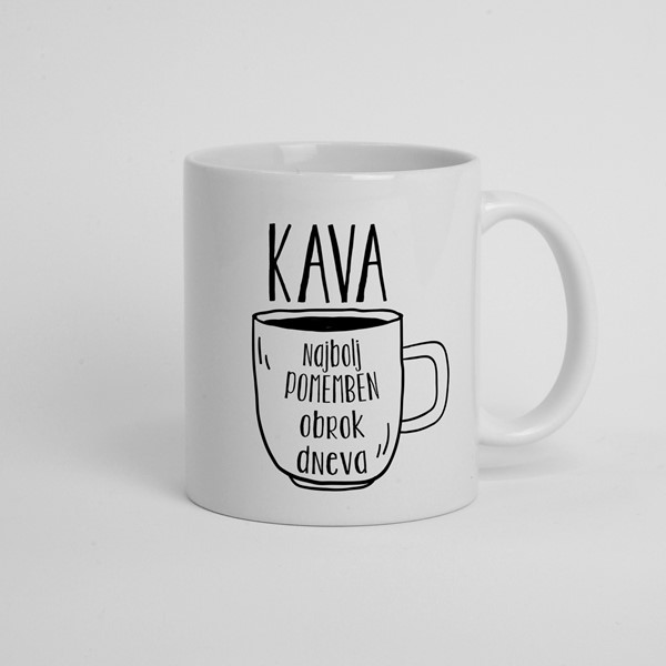 Skodelica kava najbolj pomemben obrok