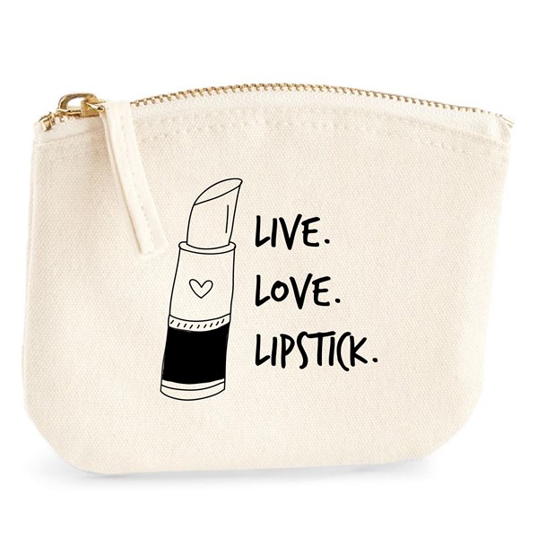 Torbica toaletka Live_Love_Lipstick