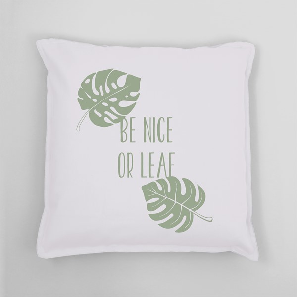 Vzglavnik Be nice or leaf