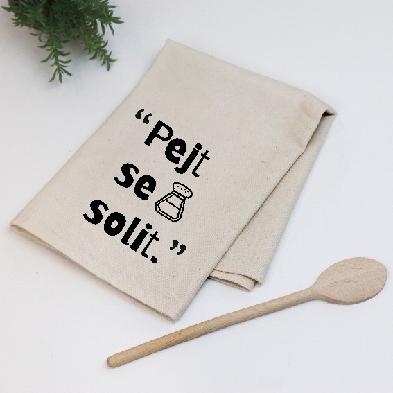 Kuhinjska krpa Pejt se solit