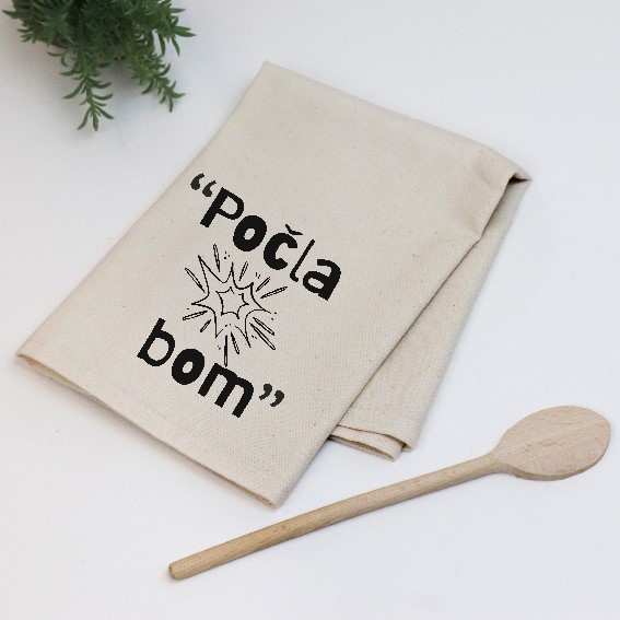 Kuhinjska krpa Pocla bom