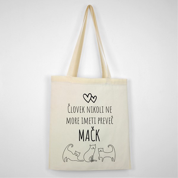 Bombažna vrečka Clovek_mack