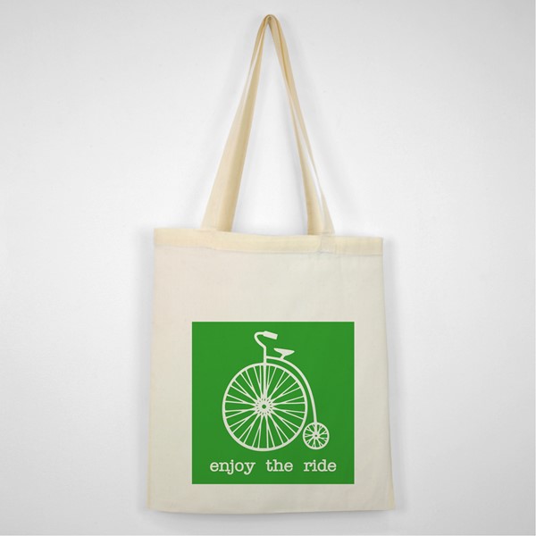 Bombažna vrečka enjoy the ride