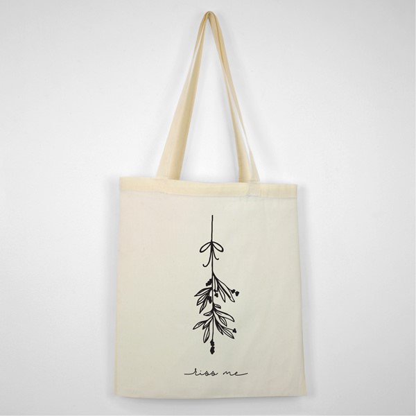 Bombažna vrečka Kiss me