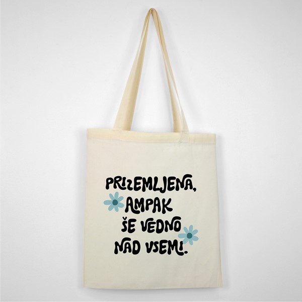 Bombažna vrečka Prizemljena