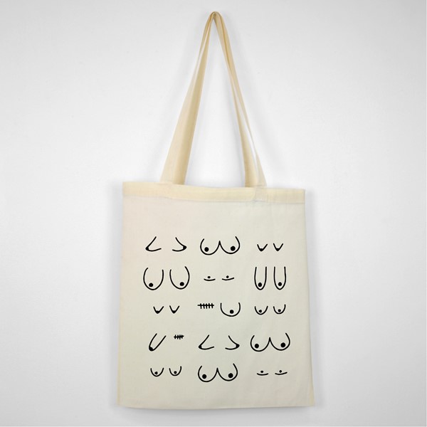 Bombažna vrečka Prsi