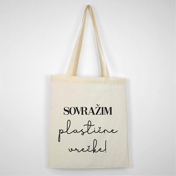 Bombažna vrečka Sovrazim plasticne vrecke