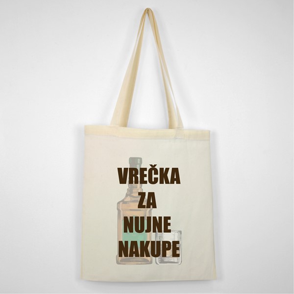 Bombažna vrečka Vrecka za nujne nakupe_2