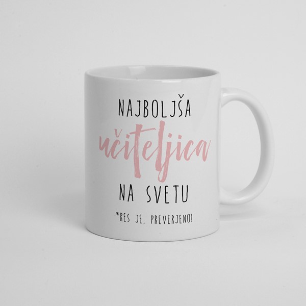 Skodelica Najboljsa uciteljica na svetu