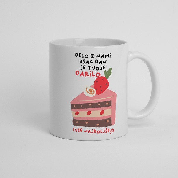 Skodelica Delo z nami vsak dan