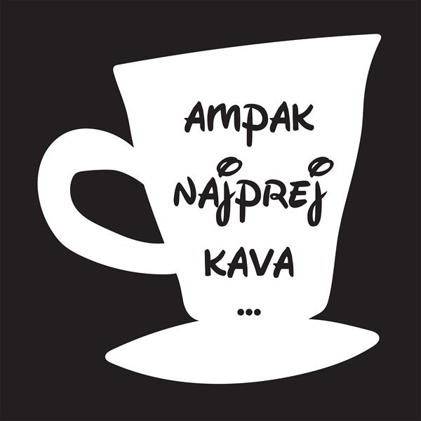 Predpasnik Ampak najprej kava