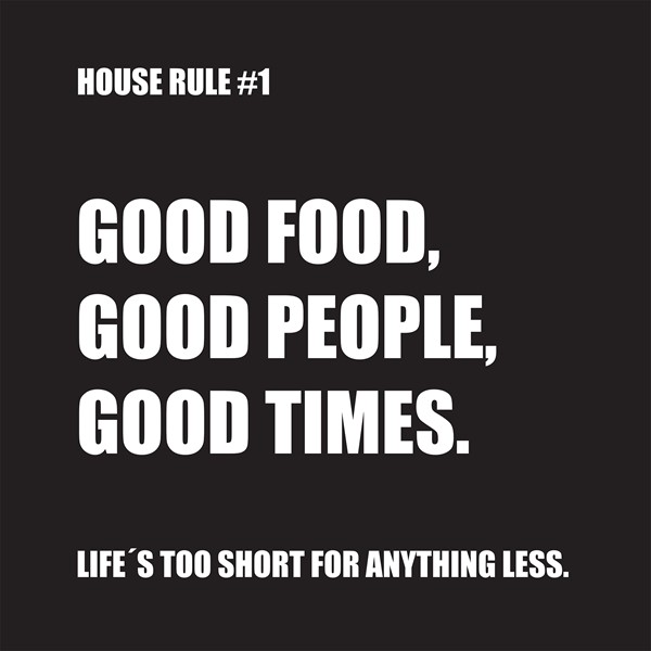 Predpasnik Good food good people good times