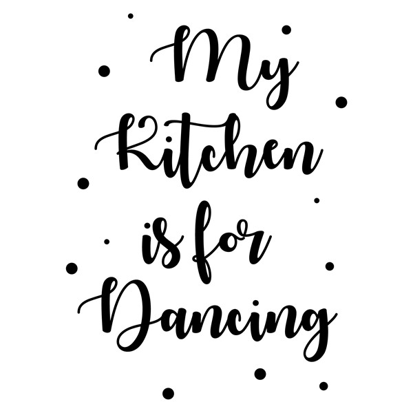 Predpasnik My kitchen is for dancing