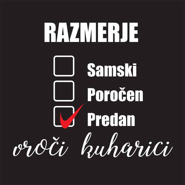 Predpasnik Razmerje oddan vroči kuharici