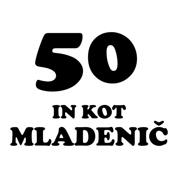 Majica 50 in kot mladenič
