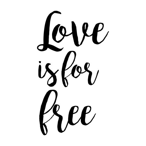 Majica Love is for free