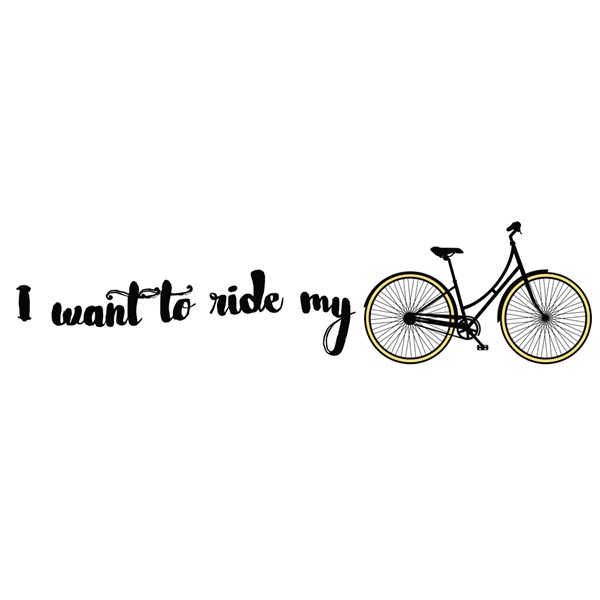 Skodelica I want to ride my bike
