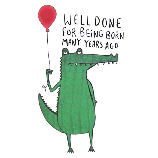 Skodelica Well done for being born so many years ago