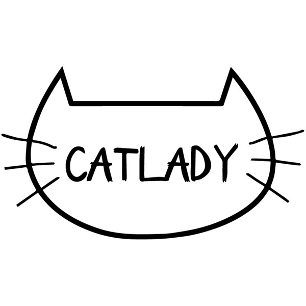 Bombažna vrečka Cat lady