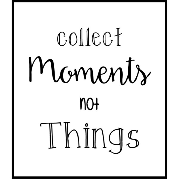 Bombažna vrečka Collect moments not things